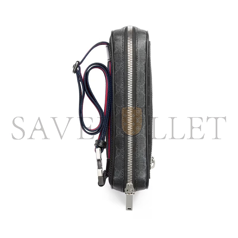 G*u*i gg black small belt bag 792094 (24*14*5.5cm)